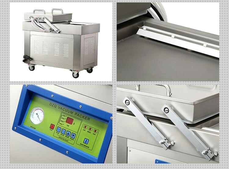 鹵牛肉真空包裝機(jī)，熟食雙室真空機(jī)